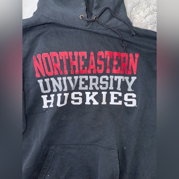 Black NorthEastern Huskies Hoodie - Picture 2 of 6